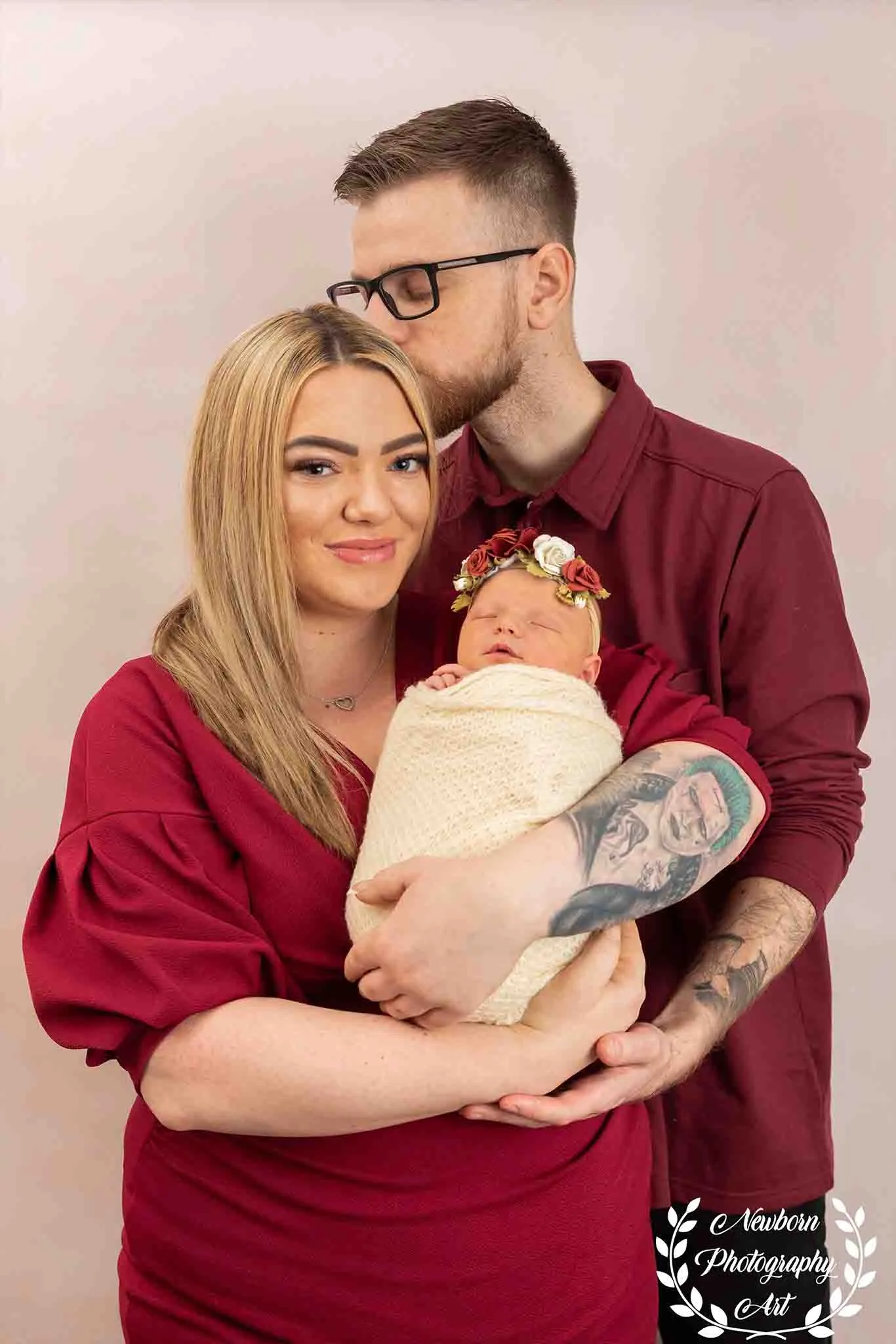 Family photoshoot in milton keynes home studio